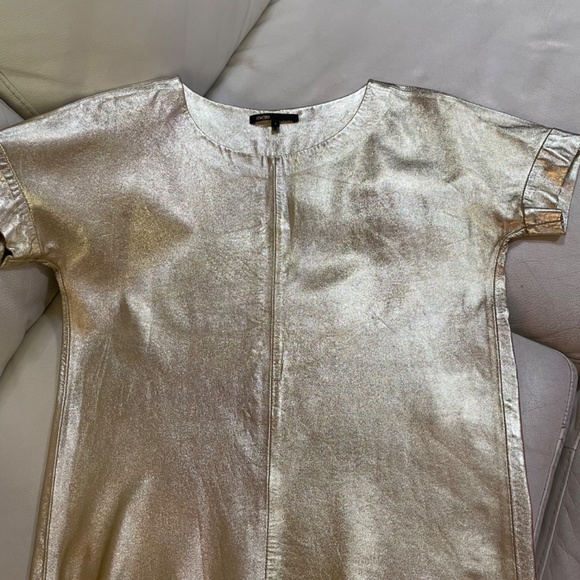 Maje gold lamb leather top - never worn - Picture 3 of 7